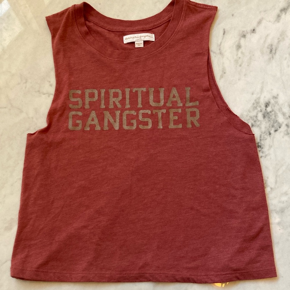 Spiritual Gangster Red Tank Top